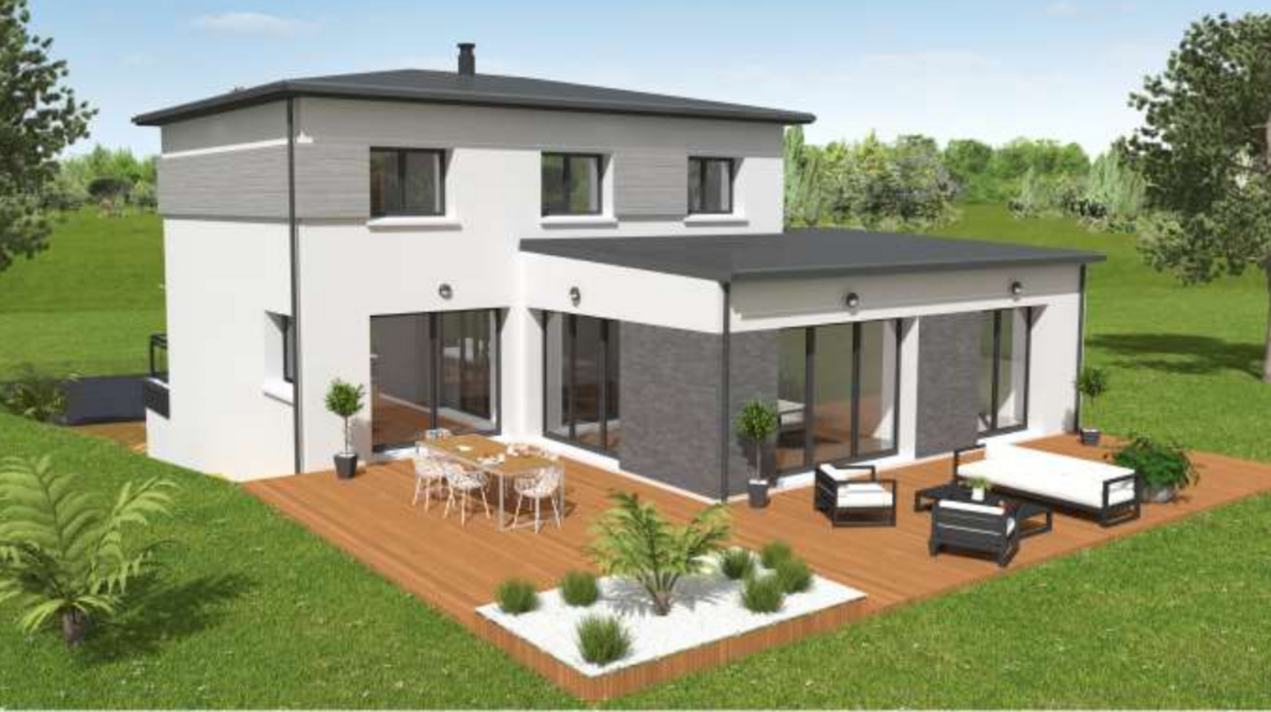 Construction maison avec  étage - double garage - Saint Cast Le Guildo