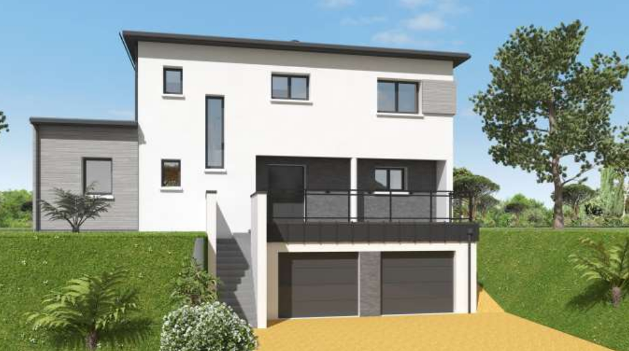 Construction maison avec  étage - double garage - Saint Cast Le Guildo capturedu2021-04-0912-05-42
