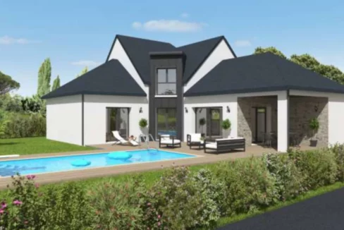Neology Constructeur De Maison Lamballe Construction Maison Avec Piscine Et Porche Plouezec 1