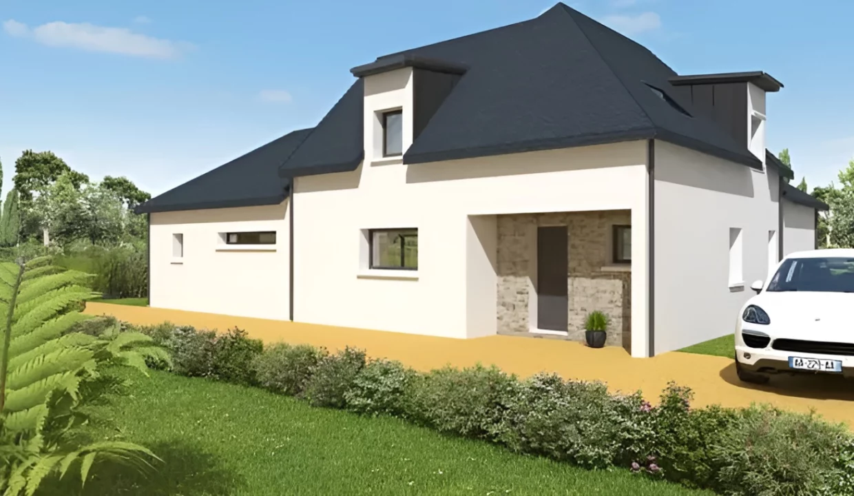 Neology Constructeur De Maison Lamballe Construction Maison Avec Piscine Et Porche Plouezec 2