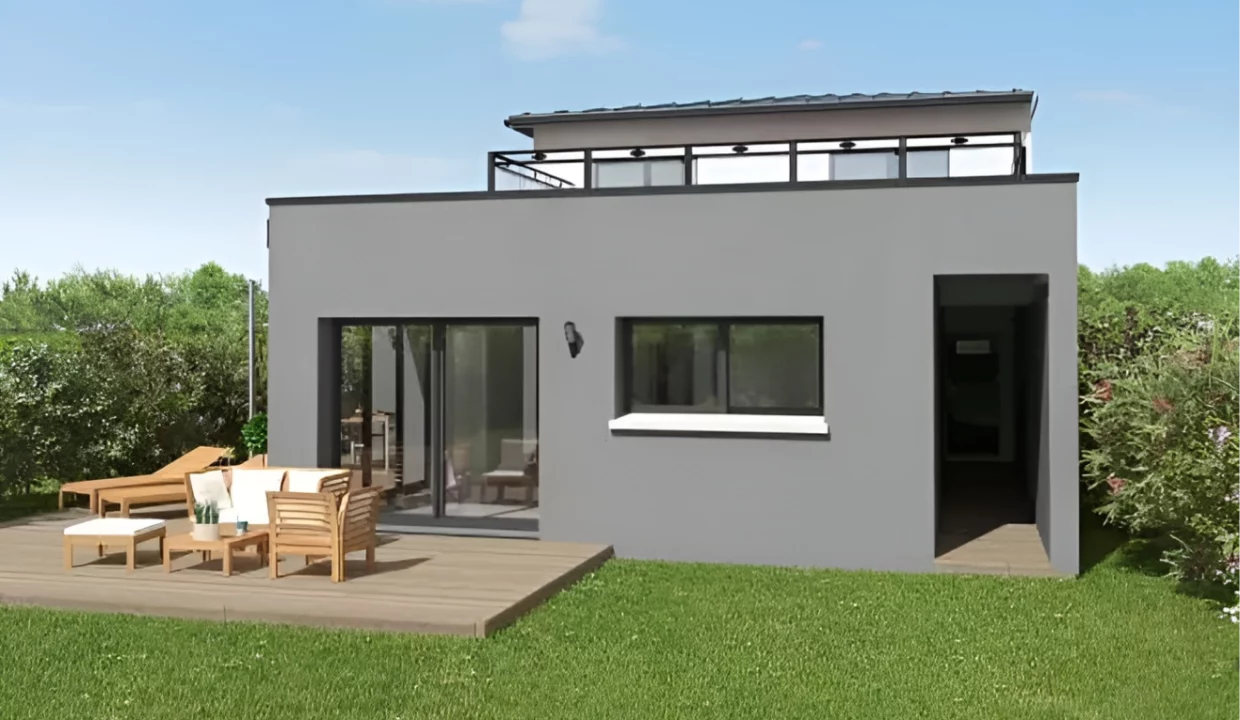 Neology Constructeur De Maison Lamballe Construction Maison Contemporaine Double Terrasse Binic 2