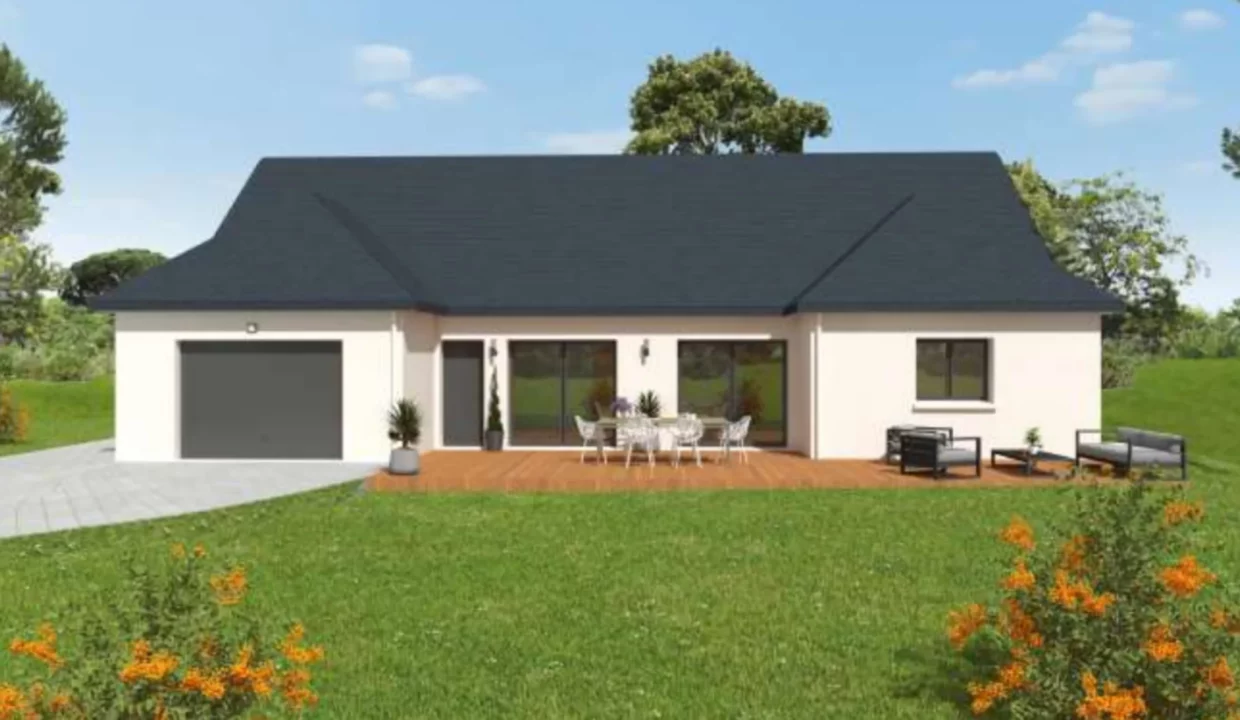 Neology Constructeur De Maison Lamballe Construction Maison Plain Pied Terrasse Bois Plouezec 1