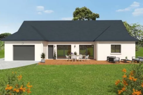 Neology Constructeur De Maison Lamballe Construction Maison Plain Pied Terrasse Bois Plouezec 1