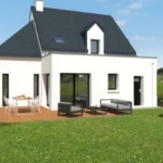 Neology Constructeur De Maison Lamballe Construction Maison Toiture 2pans Jardin Et Terrasse Saint Suliac 2