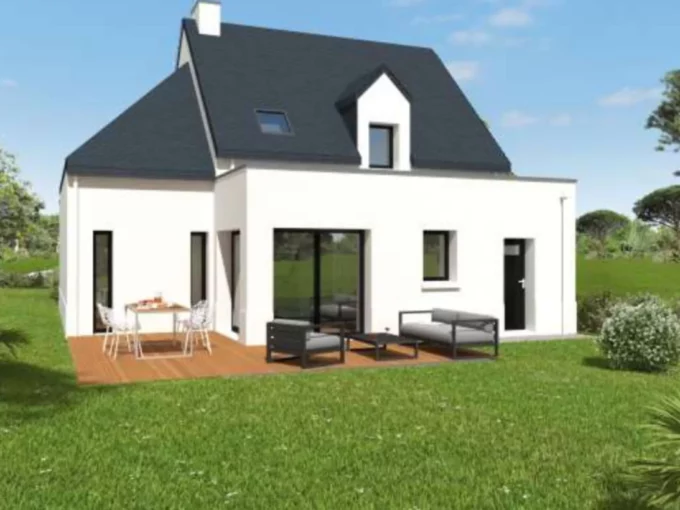 Neology Constructeur De Maison Lamballe Construction Maison Toiture 2pans Jardin Et Terrasse Saint Suliac 2