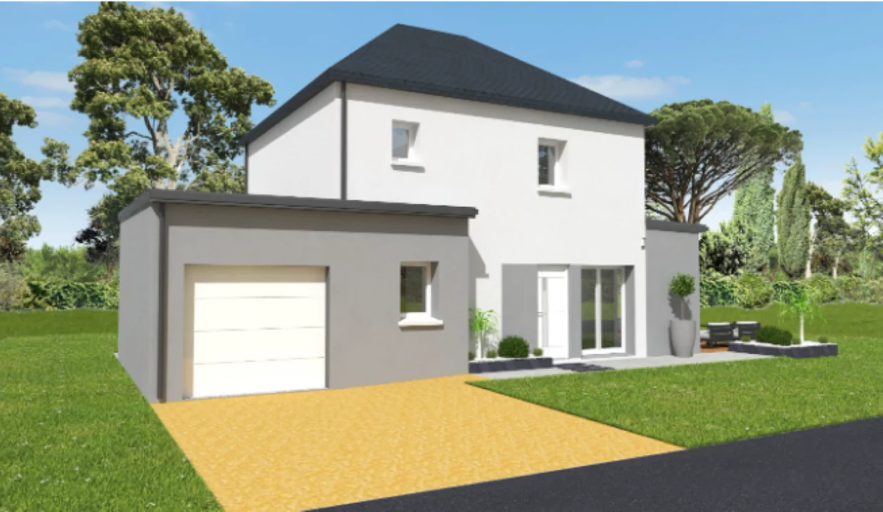Neology Constructeur De Maison Lamballe Langueux Maison Contemporaine Sur Terrain De 420 M2 1