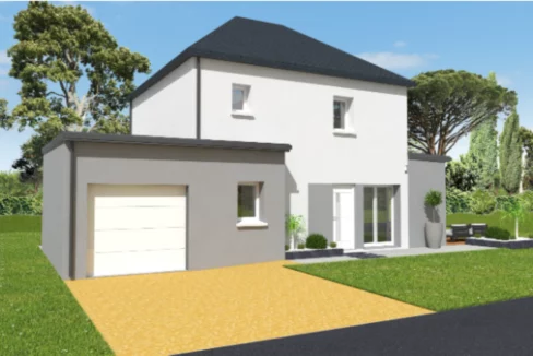 Neology Constructeur De Maison Lamballe Langueux Maison Contemporaine Sur Terrain De 420 M2 1