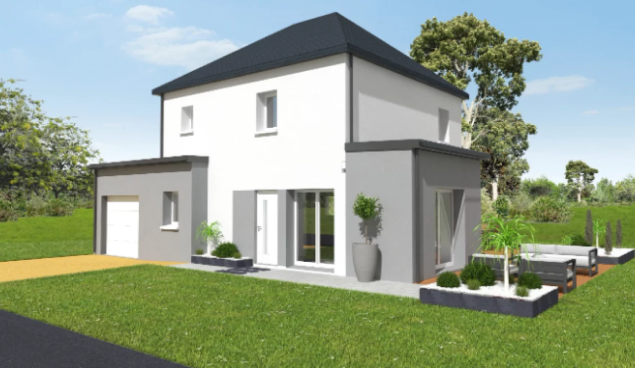 Neology Constructeur De Maison Lamballe Langueux Maison Contemporaine Sur Terrain De 420 M2 2