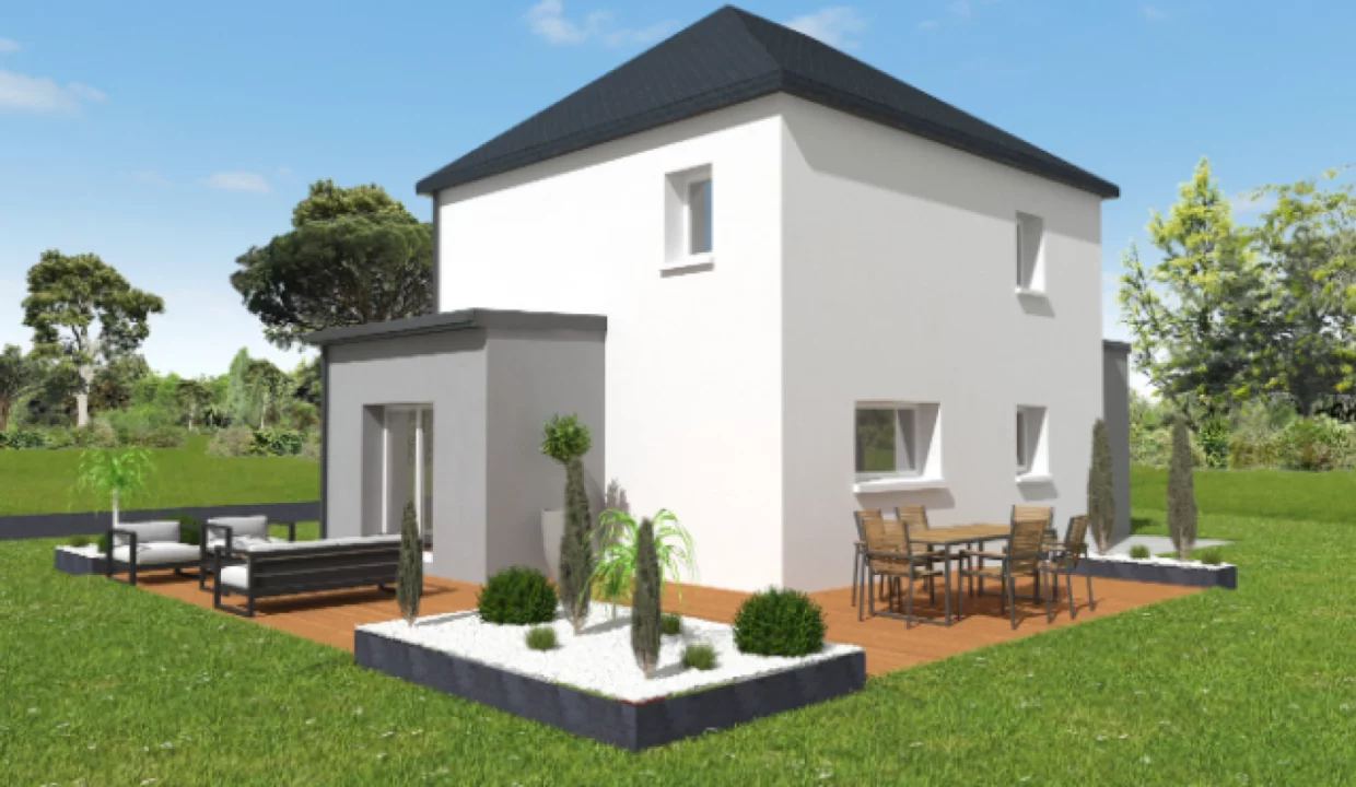 Neology Constructeur De Maison Lamballe Langueux Maison Contemporaine Sur Terrain De 420 M2 3