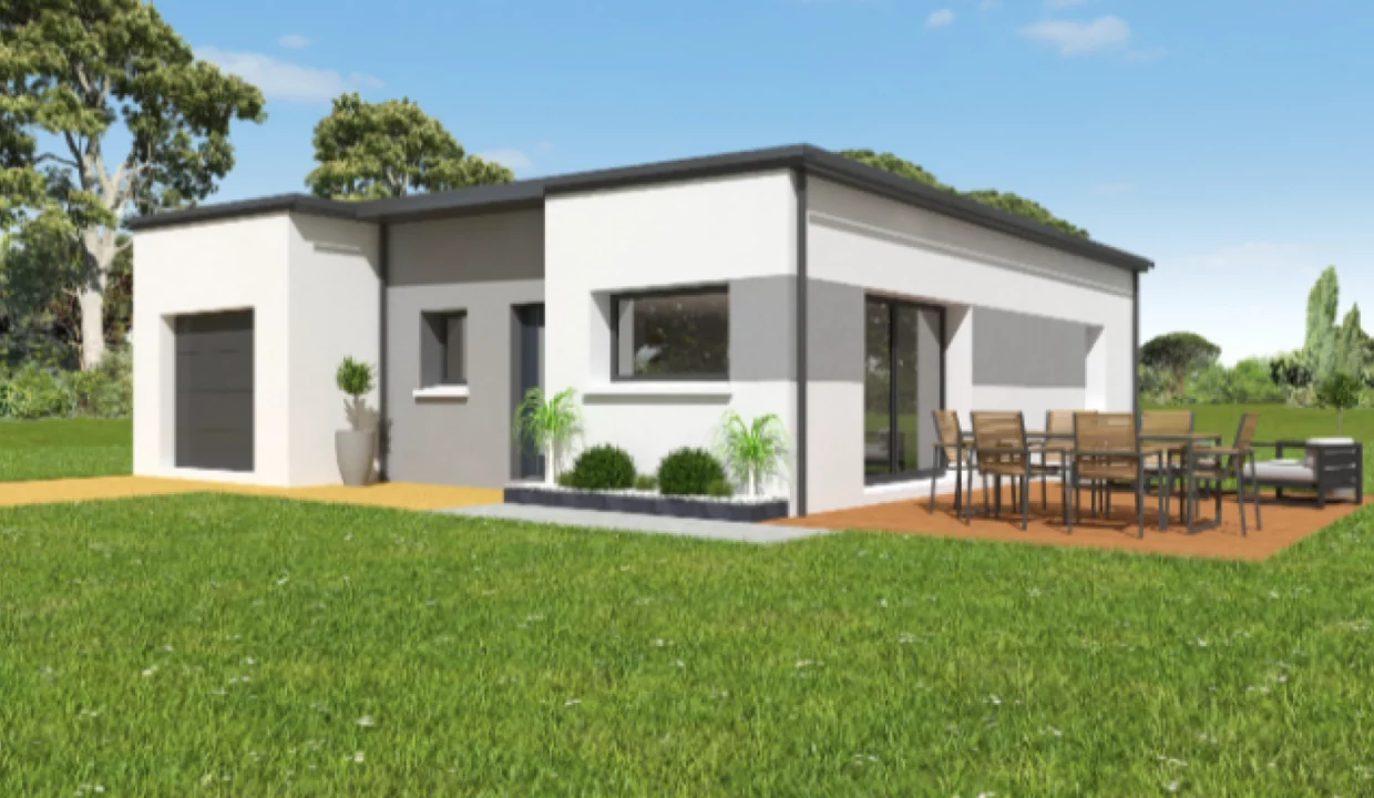 Neology Constructeur De Maison Lamballe Lannion Servel Maison De Plain Pied Sur Un Terrain 1