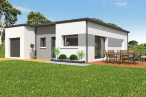 Neology Constructeur De Maison Lamballe Lannion Servel Maison De Plain Pied Sur Un Terrain 1