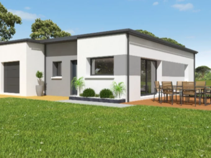 Neology Constructeur De Maison Lamballe Lannion Servel Maison De Plain Pied Sur Un Terrain 1