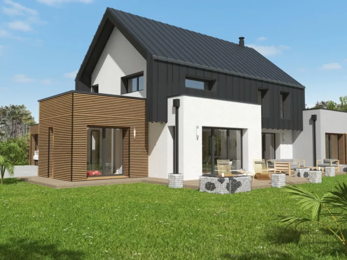 Neology Constructeur De Maison Lamballe Maison A Etage Avec Carport PORDIC 2