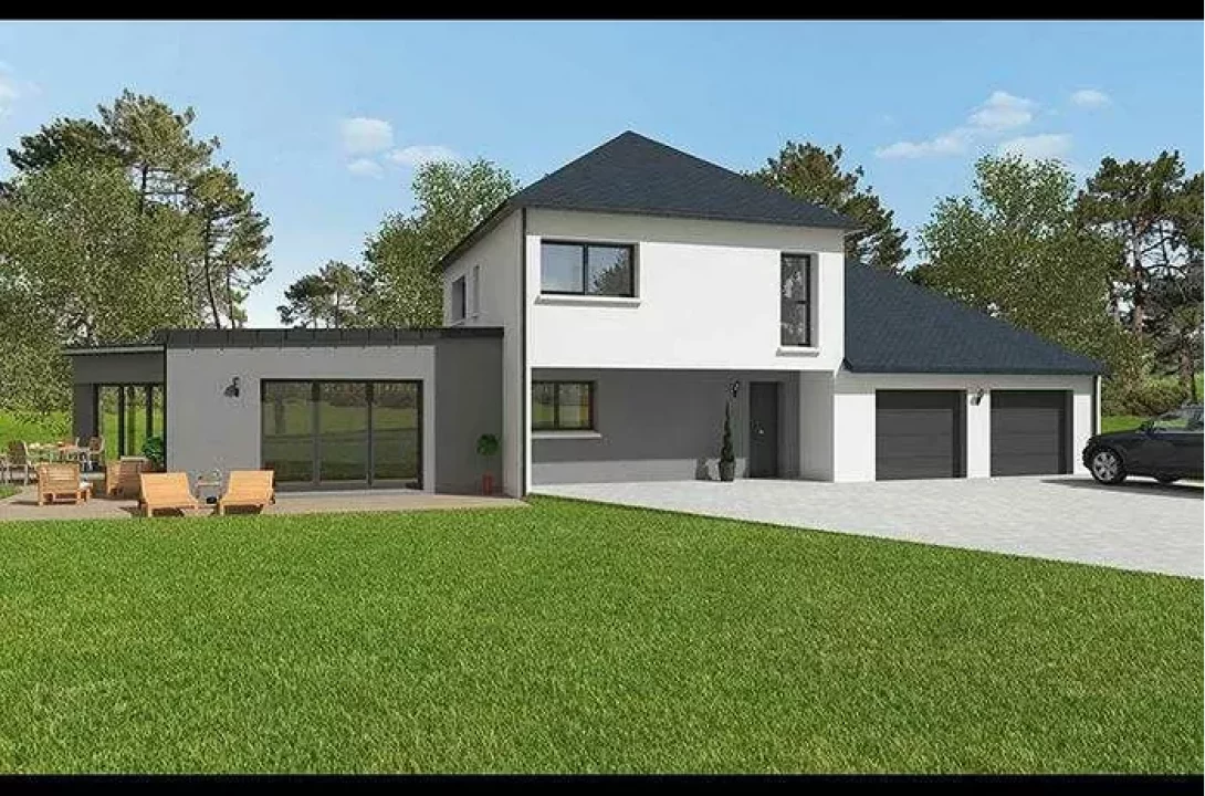 Neology Constructeur De Maison Lamballe Maison Avec De Nombreuses Ouvertures Et Un Bel 