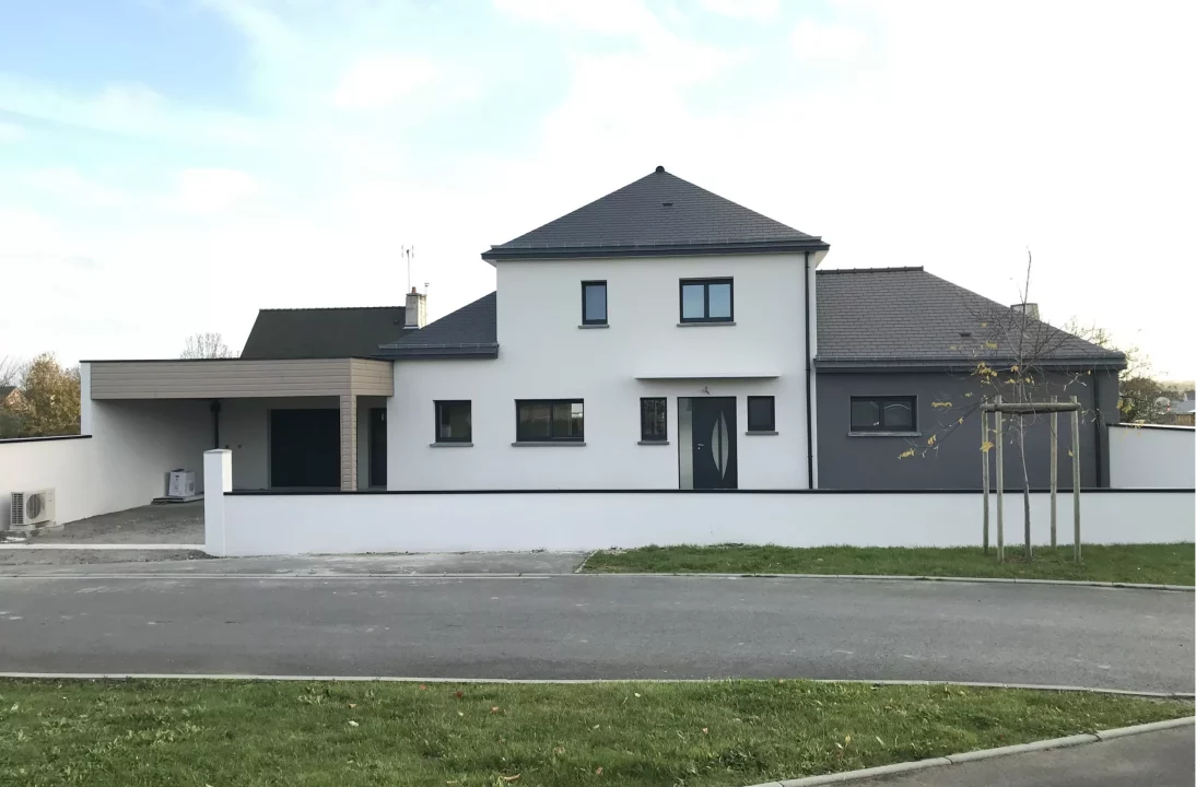 Neology Constructeur De Maison Lamballe Maison Avec Etage Toit Ardoise 140 M2 Ploubalay 22 1