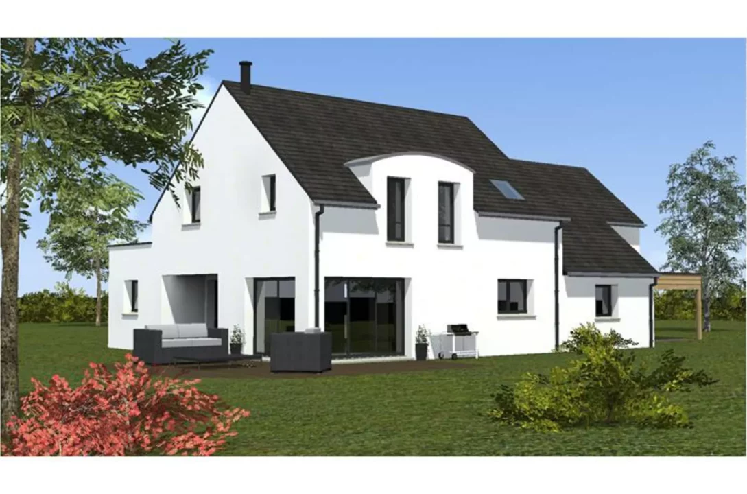Neology Constructeur De Maison Lamballe Maison Avec Une Architecture Traditionnelle Contemporaine 