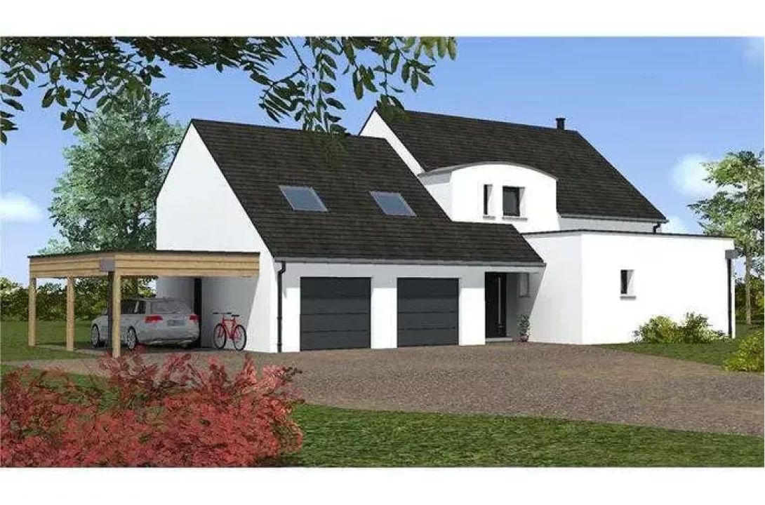 Neology Constructeur De Maison Lamballe Maison Avec Une Architecture Traditionnelle Contemporaine Et 1
