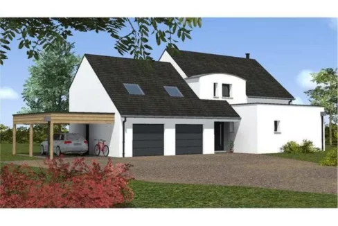 Neology Constructeur De Maison Lamballe Maison Avec Une Architecture Traditionnelle Contemporaine Et 1