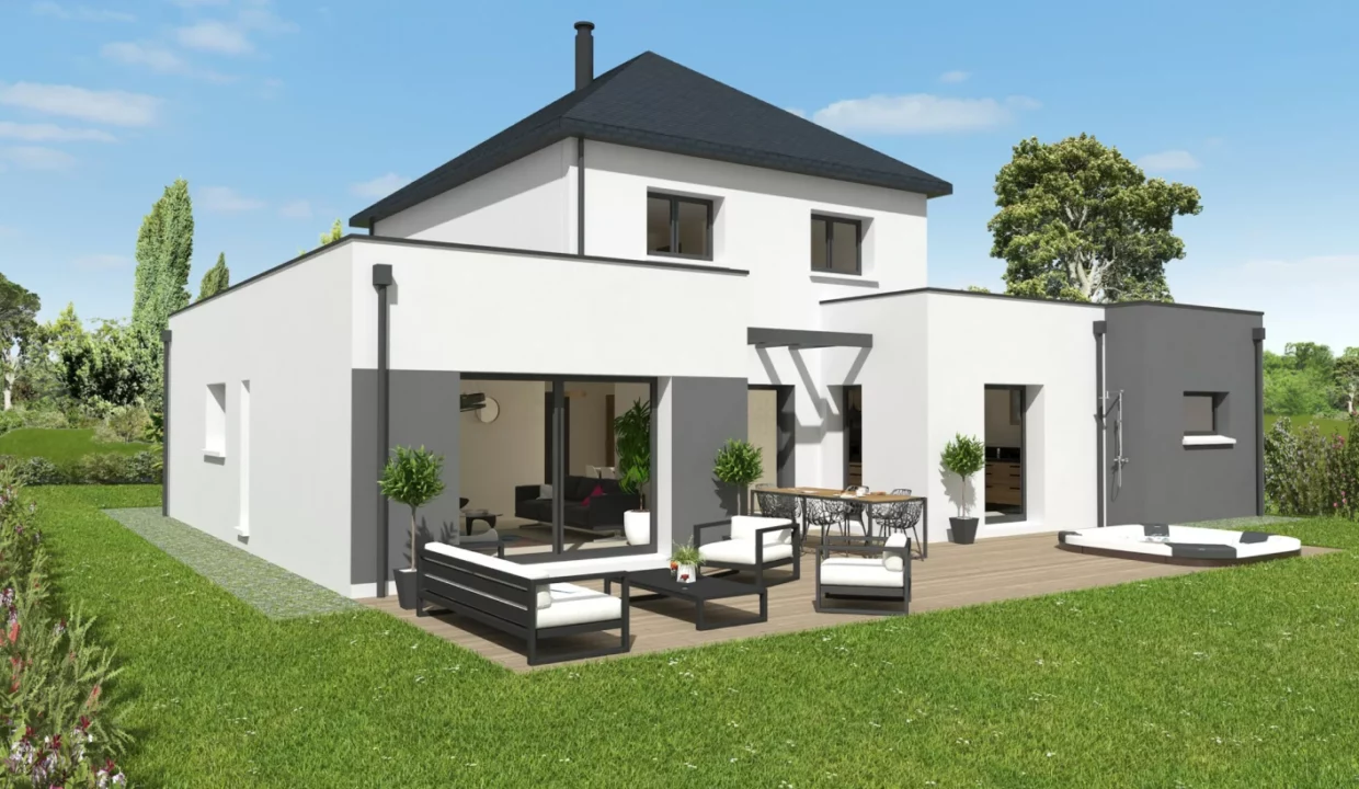 Neology Constructeur De Maison Lamballe Maison Contemporaine Beaussais Sur Mer 2
