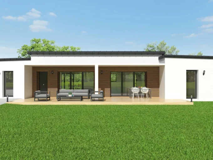 Neology Constructeur De Maison Lamballe Maison Contemporaine Avec Espace De Vie De 60m2 2 1