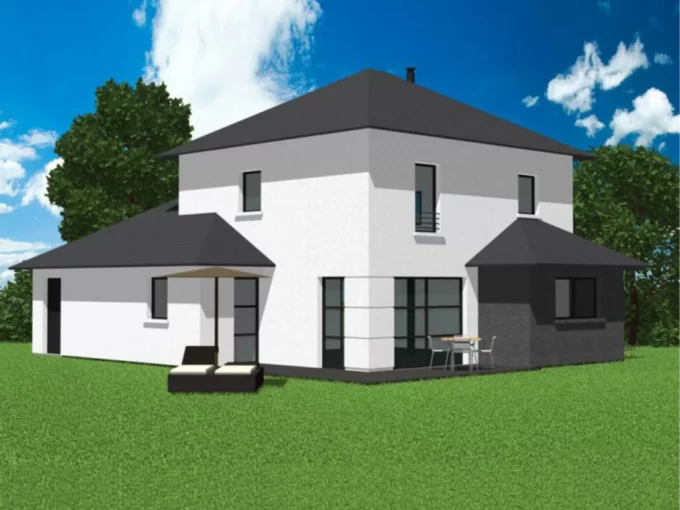Neology Constructeur De Maison Lamballe Maison Contemporaine Avec Etage 1