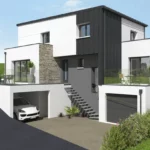 Neology Constructeur De Maison Lamballe Maison Contemporaine Avec Toit Terrasse PLENEUF VAL ANDRE 2