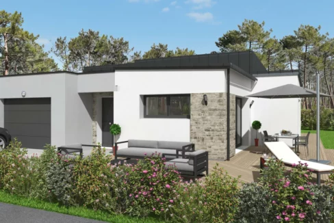 Neology Constructeur De Maison Lamballe Maison Contemporaine De Plain Pied Binic Etables Sur Mer 1