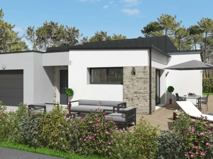 Neology Constructeur De Maison Lamballe Maison Contemporaine De Plain Pied Binic Etables Sur Mer 1