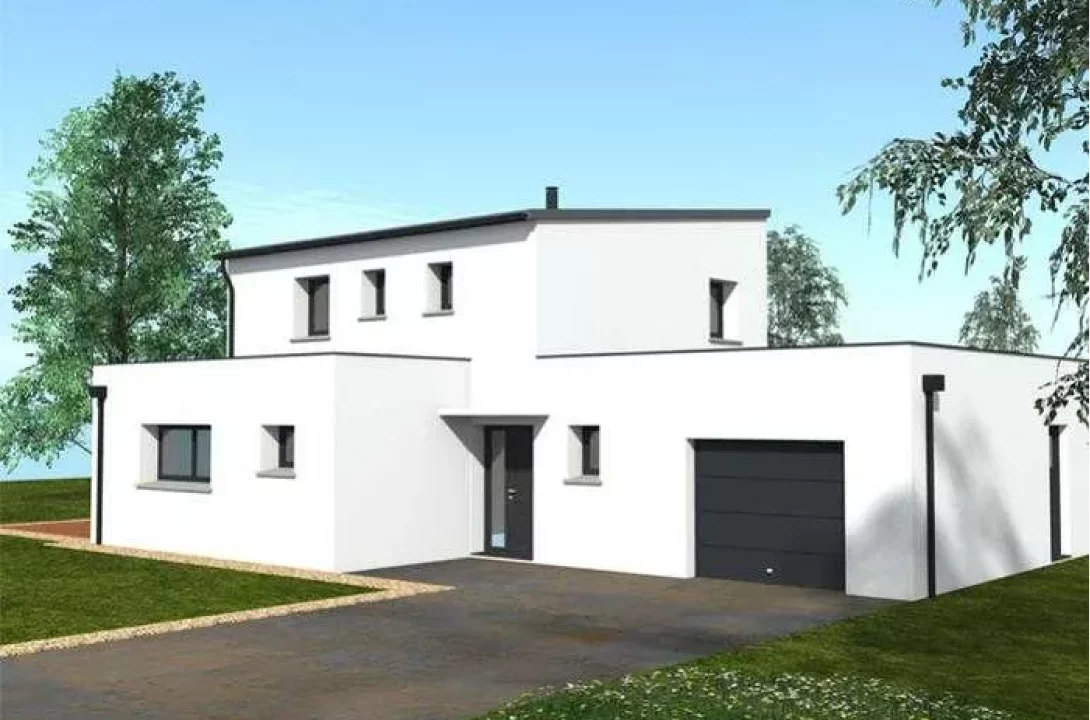 Neology Constructeur De Maison Lamballe Maison D Inspiration Contemporaine Avec Toiture Monopente 