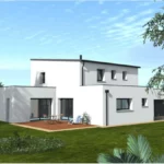 Neology Constructeur De Maison Lamballe Maison D Inspiration Contemporaine Avec Toiture Monopente 1