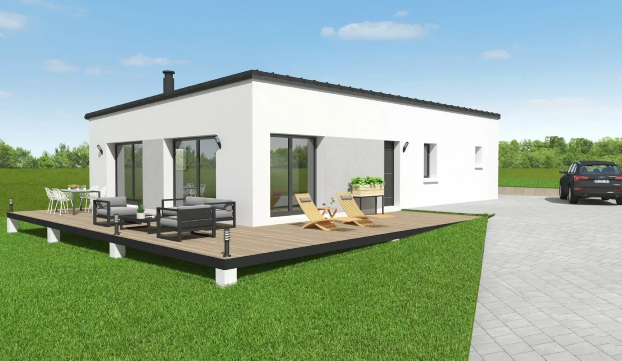 Neology Constructeur De Maison Lamballe Maison De Plain Pied 3 Chambres 126 M2 1