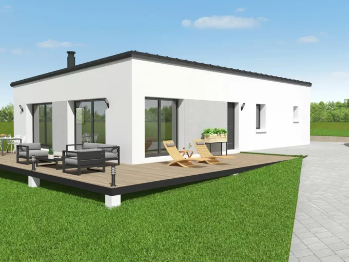 Neology Constructeur De Maison Lamballe Maison De Plain Pied 3 Chambres 126 M2 1
