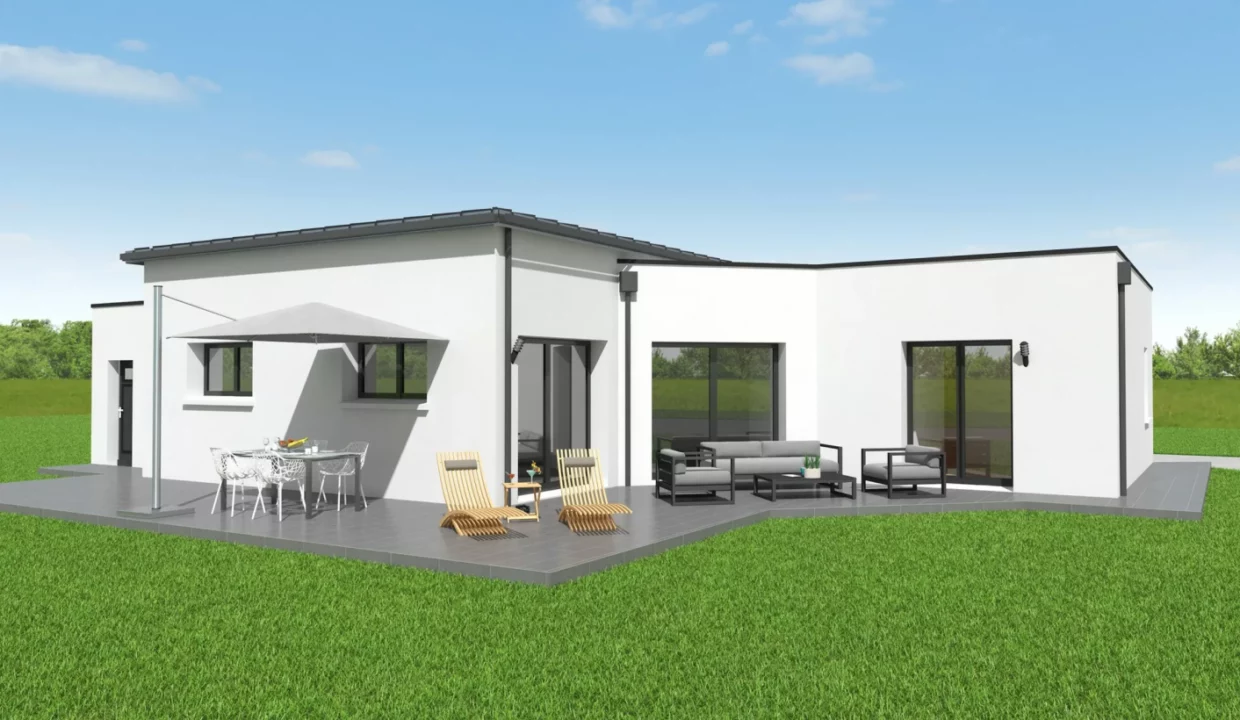 Neology Constructeur De Maison Lamballe Maison De Plain Pied ST CAST LE GUILDO Maison De 106 M2 1