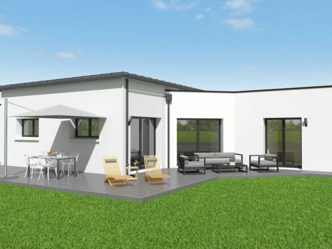 Neology Constructeur De Maison Lamballe Maison De Plain Pied ST CAST LE GUILDO Maison De 106 M2 1