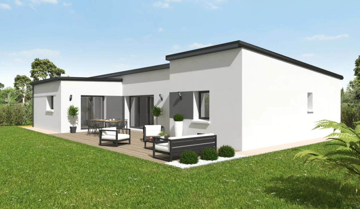 Neology Constructeur De Maison Lamballe Plans Maison 102 M2 Plain Pied Avec Garage 1