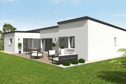 Neology Constructeur De Maison Lamballe Plans Maison 102 M2 Plain Pied Avec Garage 1