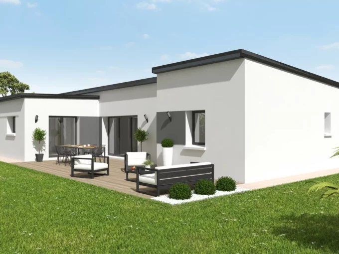 Neology Constructeur De Maison Lamballe Plans Maison 102 M2 Plain Pied Avec Garage 1
