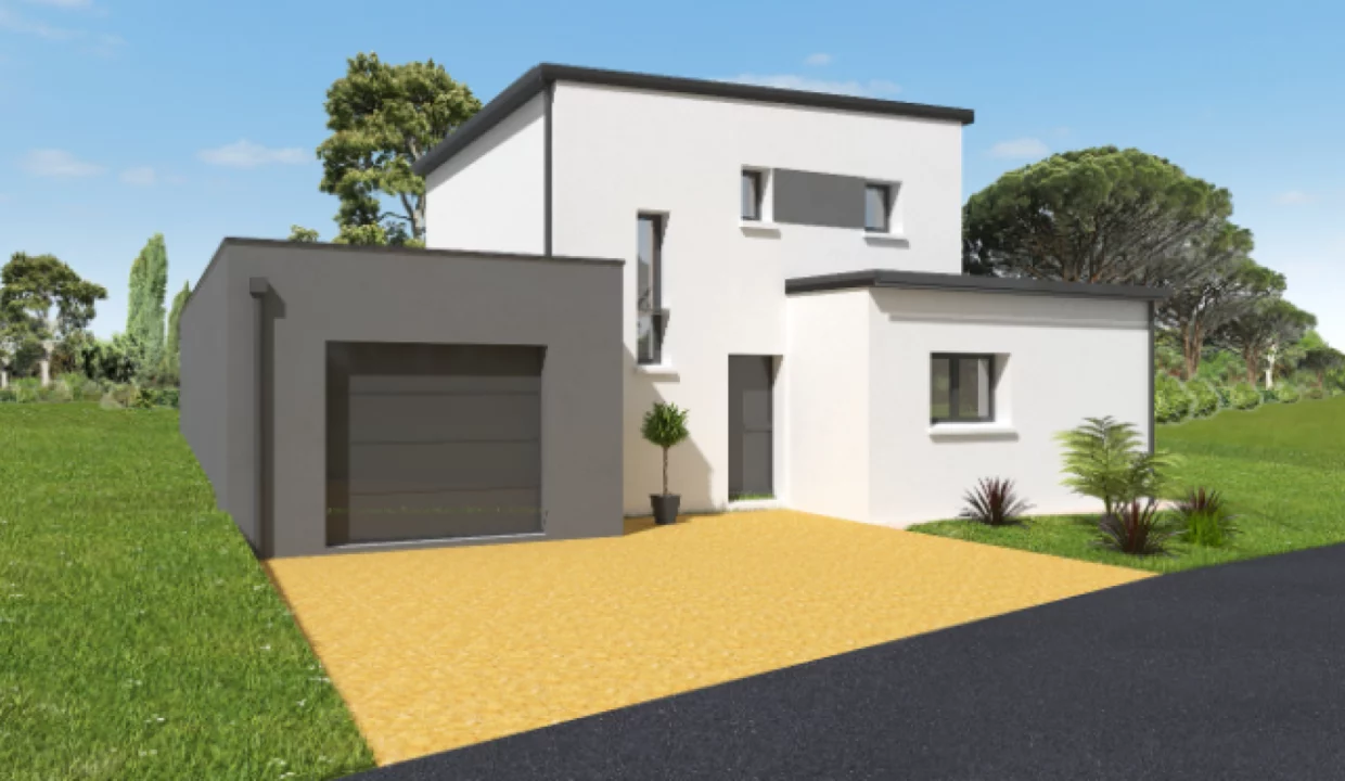 Neology Constructeur De Maison Lamballe Plourhan Sur Un Terrain De 567m Maison Contemporaine 1