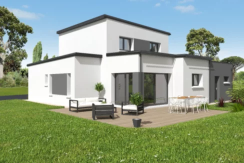 Neology Constructeur De Maison Lamballe Plourhan Sur Un Terrain De 567m Maison Contemporaine 2
