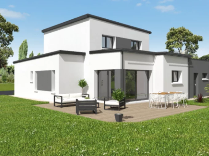 Neology Constructeur De Maison Lamballe Plourhan Sur Un Terrain De 567m Maison Contemporaine 2