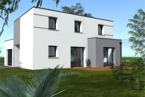 Neology Constructeur De Maison Lamballe Projet Maison Contemporaine Maison Avec Grandes Ouverture Et Un Be 1