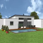 Neology Constructeur De Maison Lamballe Projet Maison Plain Pied Maison Plain Pied Moderne Et Spacieuse Avec Piscine
