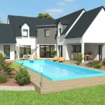 Neology Constructeur De Maison Lamballe Projet Maison Traditionnelle Maison Avec Un Agreable Sejour Spacieux 1