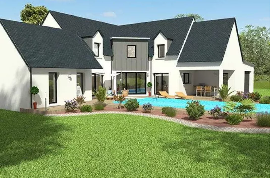 Neology Constructeur De Maison Lamballe Projet Maison Traditionnelle Maison Avec Un Agreable Sejour Spacieux 2