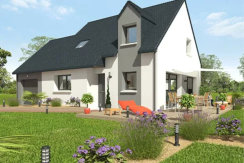 Neology Constructeur De Maison Lamballe Projet Maison Traditionnelle Maison Avec Une Architecture Moderne 1