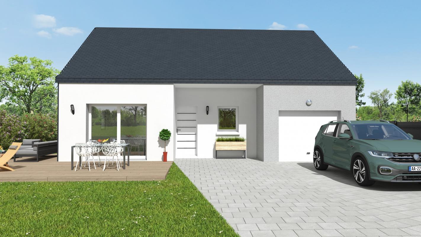 Maison 2 chambres dans le centre-ville de QUEVERT