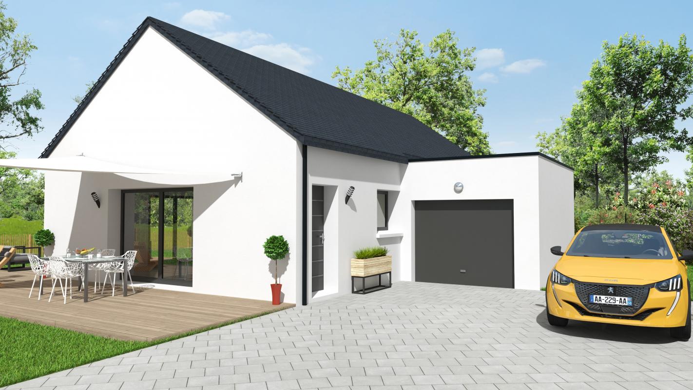 Maison de plain-pied, 3 chambres à MATIGNON