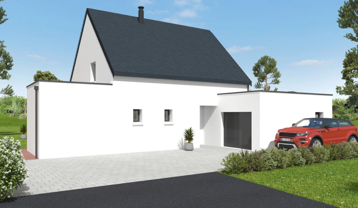 Neology Constructeur De Maison Lamballe Construction Maison Contemporaine A Etage – Saint Carne 1
