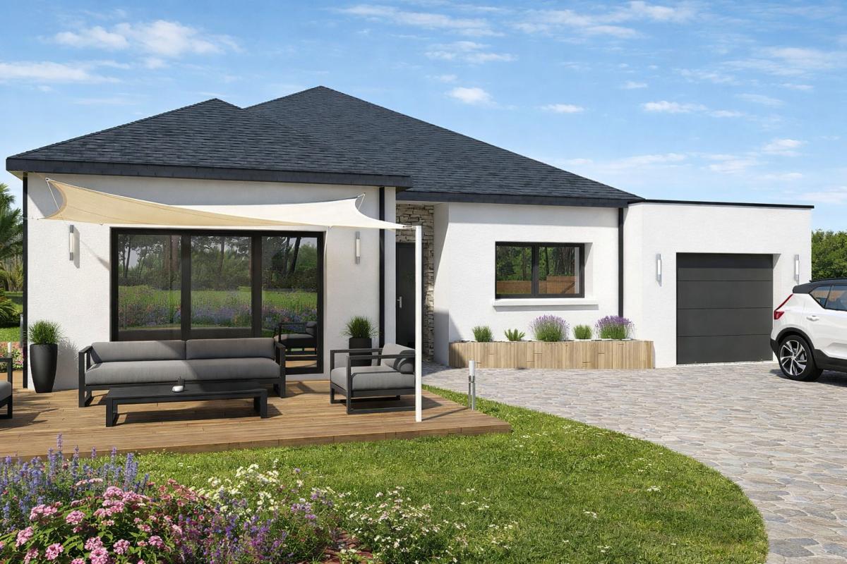 Belle maison plain pied sur terrain hors lotissement à SAINT CAST LE GUILDO